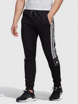 Adidas 3 Stripe Tape Pants - Black, Size XS, Men