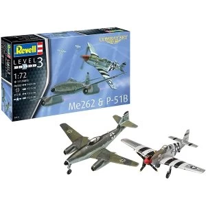 Combat Set Me262 & P-51B Revell Model Kit