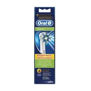Oral-B CrossAction Power Toothbrush Refill Heads x 4
