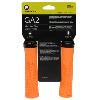 Ergon GA2 Ergonomic Mountain Bike Grips - Orange