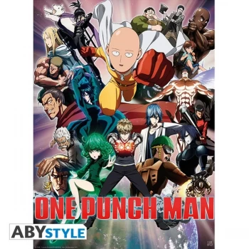 One Punch Man - Heroes Small Poster