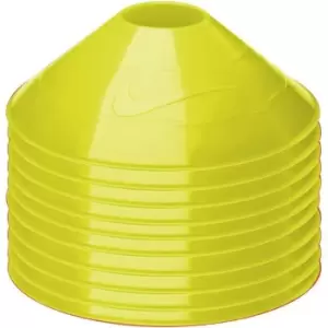 Nike 10 Pack of Training Cones - Yellow