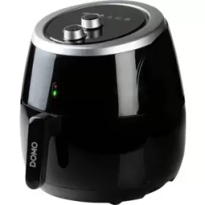DOMO Deli-Freyer XXL Deep fryer Timer fuction, with display, Cool touch housing, Non-stick coating, Overheat protection Black