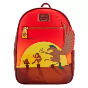 Loungefly Disney Hercules 25th Anniversary Sunset Mini Backpack