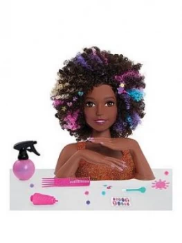 Barbie Sparkle Deluxe Styling Head - Afro Hair