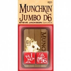 Munchkin Jumbo D6 Red