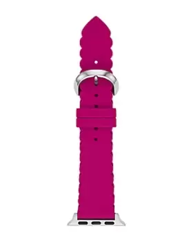 kate spade new york Scalloped Silicone Strap for Apple Watch, 38-49mm