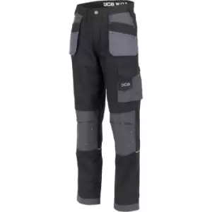 Trade Plus Work Trousers Black & Grey - 44' Waist / Regular Leg - JCB