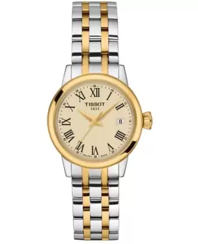 Tissot Classic Dream Lady Ivory Dial Two-Tone Steel Womens Watch T129.210.22.263.00 T129.210.22.263.00