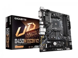 Gigabyte B450M DS3H V2 AMD Socket AM4 Motherboard