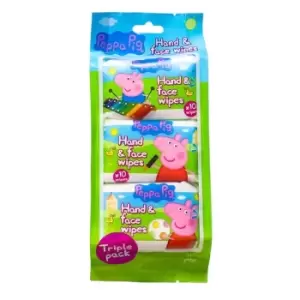 Jellyworks Peppa Pig Hand & Face Wet Wipes Multipack