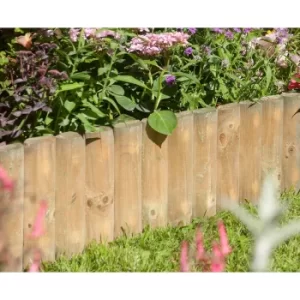 Rowlinson 6" Border Fence 1m 2 Pack, Wood