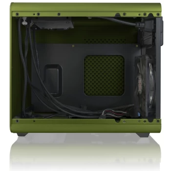 Raijintek Metis Plus Aluminium Mini-ITX Case - Green Window