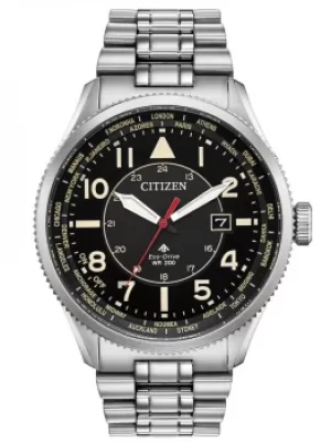 Citizen Mens Promaster Nighthawk Black Dial Bracelet Watch BX1010-53E