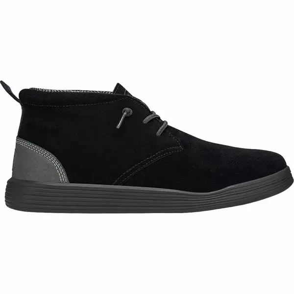 Hey Dude Mens Jo Lace Up Chukka Ankle Boots - UK 7 Black male GDE2670BLK7