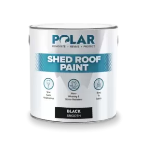 Polar Specialist Coatings Polar Shed Roof Paint 2.5 Litres Black