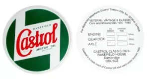 Indoor Vinyl Sticker Green Castrol Classic Window Castrol CLASSIC STR597