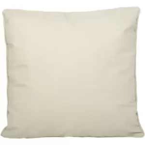 Fusion - Plain Dye Water Resistant Outdoor Filled Cushion, Natural, 43 x 43 Cm