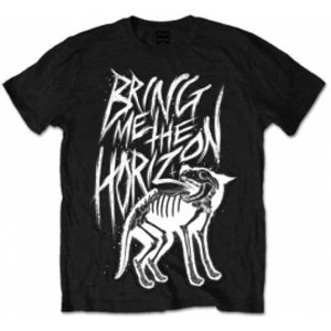 BMTH Wolf Bones Blk T Shirt: XXL