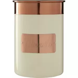 Premier Housewares Prescott Cream / Copper Utensil Holder