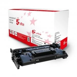 5 Star Office HP 87A Black Laser Toner Ink Cartridge