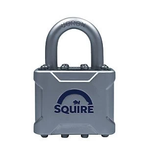 Squire Die Cast Body Cover with Boron Shackle Padlock - 40mm