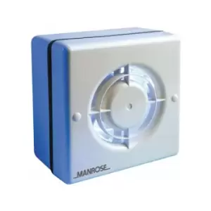 Manrose 100mm Axial Extractor Window Fan with Pullcord