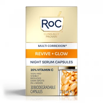 RoC Multi Correxion Revive & Glow Vitamin C Night Serum Capsules