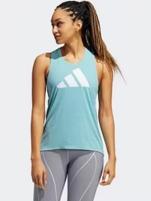 adidas 3-stripes Logo Tank Top, Pink/White, Size 2Xs, Women