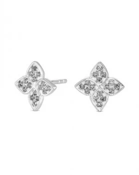 Simply Silver Clover Stud Earring