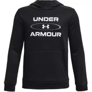 Under Armour Armour Fleece Graphic Hoodie Juniors - Black
