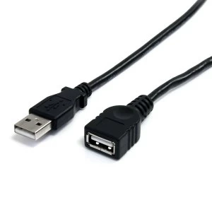 6 ft Black USB 2.0 Extension Cable A to A MF