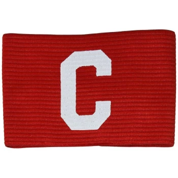 Precision Big C Captains Armband - Junior - Red