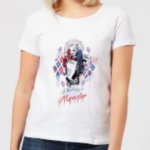 DC Comics Suicide Squad Daddys Lil Monster Womens T-Shirt - White