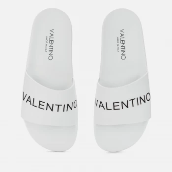 Valentino Shoes Mens Slide Sandals - White - UK 10