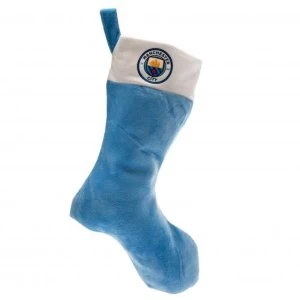 Manchester City FC Supersoft Christmas Stocking