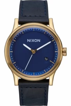 Mens Nixon The Station Leather Watch A1161-933