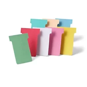 Nobo Size 3 T-Cards A80 Green Pack of 100