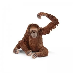 Schleich Wild Life Female Orangutan Toy Figure