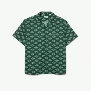 Lacoste All Over Print Shirt - Green
