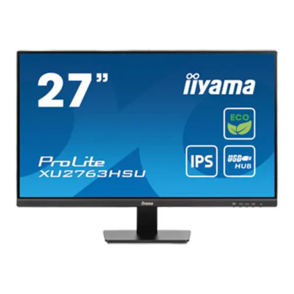 iiyama iiyama ProLite XU2763HSU-B1 computer monitor 68.6cm (27") 1920 x 1080 pixels Full HD LED Black XU2763HSU-B1