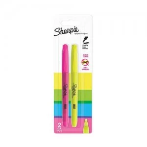 Sharpie Accent Highlighter Chisel Tip Assorted PK2