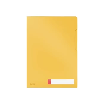 Cosy Privacy Folder A4, Warm Yellow - Outer Carton of 12