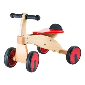 Legler - Small Foot Red Racer Ride-on Wooden Kid's Toy Multi-colour