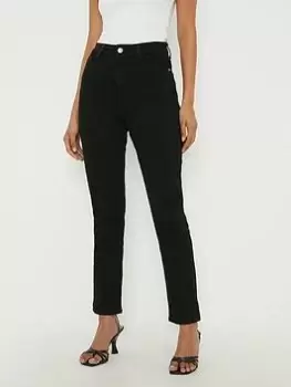 Dorothy Perkins Slim Mom Jeans - Black Size 8, Women