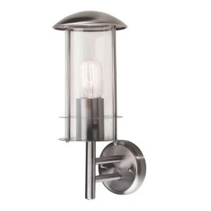 1 Light Outdoor Wall Lantern Light Stainless Steel IP44, E27