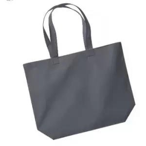 Westford Mill Maxi Tote/Shopper Bag For Life (One Size) (Graphite) - Graphite
