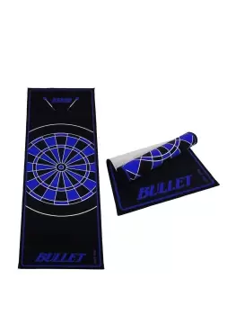 Non-Slip Tournament Dartboard Mat for Home Practice - Blue