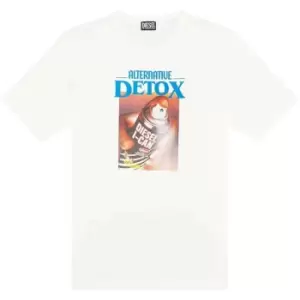Diesel Detox T-Shirt Mens - White