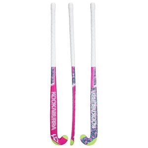 Kookaburra Azalea Wooden Hockey Stick Pink/Multi 30" Light